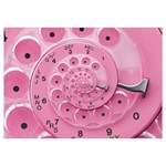 Retro Vintage Pink Rotary Dial Spiral Droste Samsung Galaxy Note 4 Case (White)