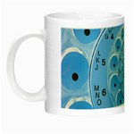 Retro Vintage Blue Rotary Dial Spiral Droste Night Luminous Mug