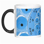 Retro Vintage Blue Rotary Dial Spiral Droste Morph Mug