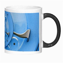 Retro Vintage Blue Rotary Dial Spiral Droste Morph Mug from ArtsNow.com Right