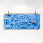 Retro Vintage Blue Rotary Dial Spiral Droste Hand Towel