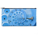 Retro Vintage Blue Rotary Dial Spiral Droste Pencil Case