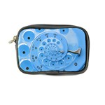 Retro Vintage Blue Rotary Dial Spiral Droste Coin Purse