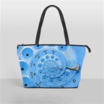 Retro Vintage Blue Rotary Dial Spiral Droste Classic Shoulder Handbag