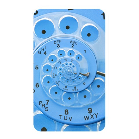 Retro Vintage Blue Rotary Dial Spiral Droste Memory Card Reader (Rectangular) from ArtsNow.com Front