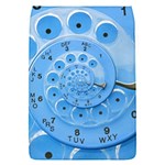 Retro Vintage Blue Rotary Dial Spiral Droste Removable Flap Cover (S)