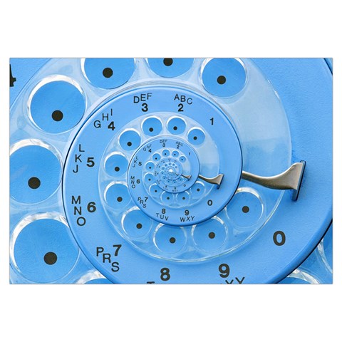 Retro Vintage Blue Rotary Dial Spiral Droste Samsung Galaxy Note 4 Case (White) from ArtsNow.com Front