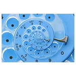 Retro Vintage Blue Rotary Dial Spiral Droste Samsung Galaxy Note 4 Case (Black)