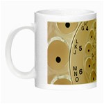 Retro Vintage Beige Rotary Dial Spiral Droste Night Luminous Mug