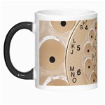 Retro Vintage Beige Rotary Dial Spiral Droste Morph Mug