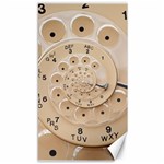 Retro Vintage Beige Rotary Dial Spiral Droste Canvas 40  x 72 