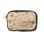 Retro Vintage Beige Rotary Dial Spiral Droste Coin Purse