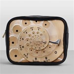 Retro Vintage Beige Rotary Dial Spiral Droste Mini Toiletries Bag (One Side)