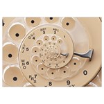 Retro Vintage Beige Rotary Dial Spiral Droste Samsung Galaxy Note 4 Case (White)