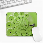 Retro Vintage Green Rotary Dial Spiral Droste Small Mousepad