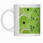 Retro Vintage Green Rotary Dial Spiral Droste White Mug