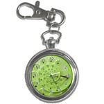 Retro Vintage Green Rotary Dial Spiral Droste Key Chain Watch