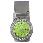 Retro Vintage Green Rotary Dial Spiral Droste Money Clip (CZ)