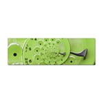 Retro Vintage Green Rotary Dial Spiral Droste Sticker (Bumper)