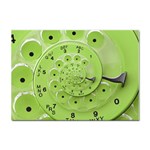 Retro Vintage Green Rotary Dial Spiral Droste Sticker A4 (10 pack)