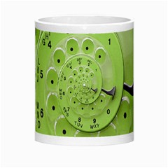 Retro Vintage Green Rotary Dial Spiral Droste Morph Mug from ArtsNow.com Center