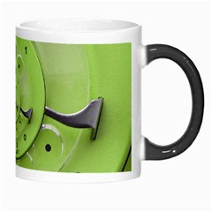 Retro Vintage Green Rotary Dial Spiral Droste Morph Mug from ArtsNow.com Right