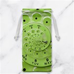 Retro Vintage Green Rotary Dial Spiral Droste Jewelry Bag