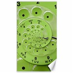 Retro Vintage Green Rotary Dial Spiral Droste Canvas 40  x 72 