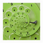 Retro Vintage Green Rotary Dial Spiral Droste Medium Glasses Cloth