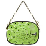 Retro Vintage Green Rotary Dial Spiral Droste Chain Purse (One Side)