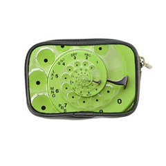 Retro Vintage Green Rotary Dial Spiral Droste Coin Purse from ArtsNow.com Back