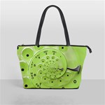 Retro Vintage Green Rotary Dial Spiral Droste Classic Shoulder Handbag