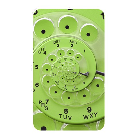 Retro Vintage Green Rotary Dial Spiral Droste Memory Card Reader (Rectangular) from ArtsNow.com Front