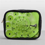 Retro Vintage Green Rotary Dial Spiral Droste Mini Toiletries Bag (One Side)