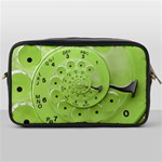 Retro Vintage Green Rotary Dial Spiral Droste Toiletries Bag (One Side)