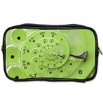 Retro Vintage Green Rotary Dial Spiral Droste Toiletries Bag (Two Sides)