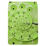 Retro Vintage Green Rotary Dial Spiral Droste Removable Flap Cover (S)