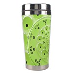 Retro Vintage Green Rotary Dial Spiral Droste Stainless Steel Travel Tumbler