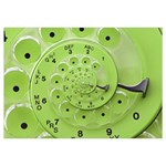 Retro Vintage Green Rotary Dial Spiral Droste Samsung Galaxy Note 4 Case (White)