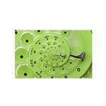 Retro Vintage Green Rotary Dial Spiral Droste Satin Wrap