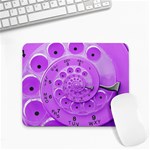 Retro Vintage Purple Rotary Dial Spiral Droste Small Mousepad