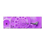 Retro Vintage Purple Rotary Dial Spiral Droste Sticker (Bumper)