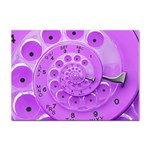 Retro Vintage Purple Rotary Dial Spiral Droste Sticker A4 (10 pack)