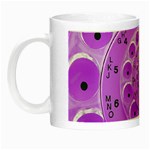 Retro Vintage Purple Rotary Dial Spiral Droste Night Luminous Mug