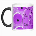 Retro Vintage Purple Rotary Dial Spiral Droste Morph Mug