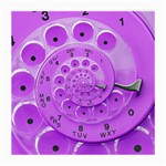 Retro Vintage Purple Rotary Dial Spiral Droste Medium Glasses Cloth