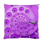 Retro Vintage Purple Rotary Dial Spiral Droste Standard Cushion Case (One Side)