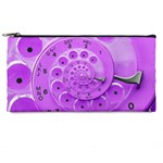 Retro Vintage Purple Rotary Dial Spiral Droste Pencil Case