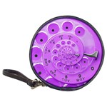 Retro Vintage Purple Rotary Dial Spiral Droste Classic 20-CD Wallet