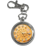 Retro Vintage Yellow Rotary Dial Spiral Droste Key Chain Watch